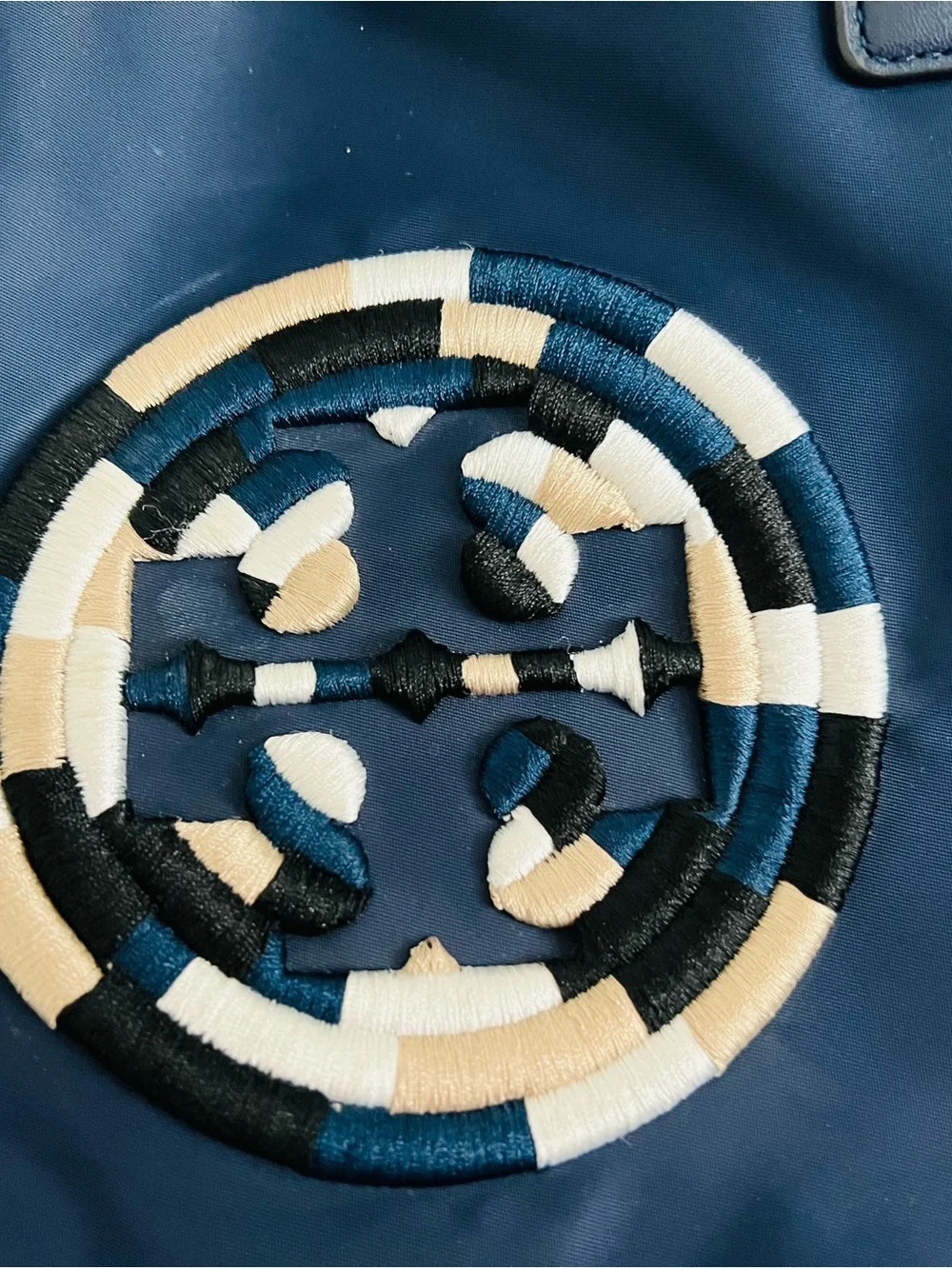 Tory Burch navy tote